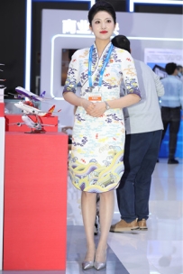 航空大会，美丽大方的海航空姐