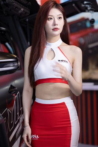 短裙美腿模特